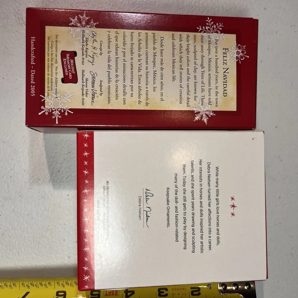 Hallmark Keepsake ornaments Felix‎ Navidad And American Paint Horse Nib